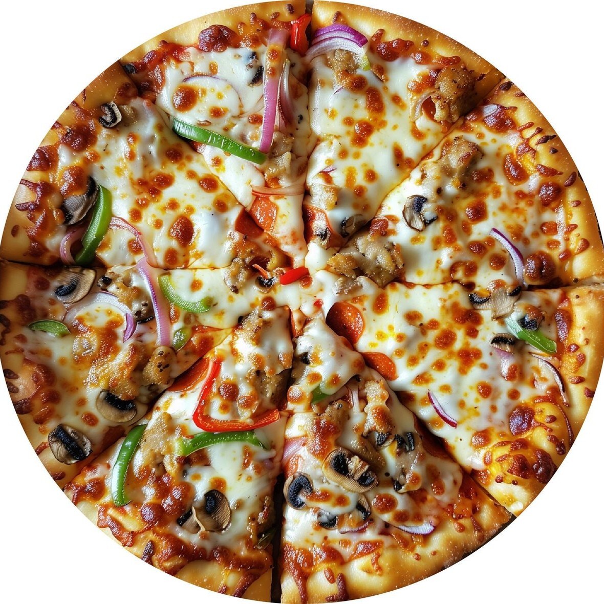 Mushroom & Cheese Love Pizza (Büyük 33 cm)