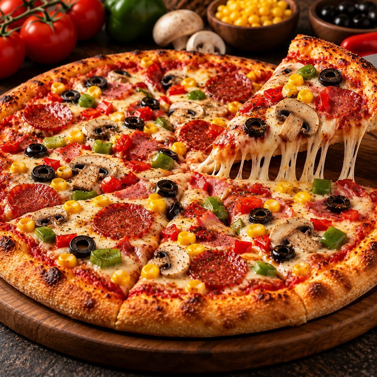 Karışık Pizza (Küçük Boy)