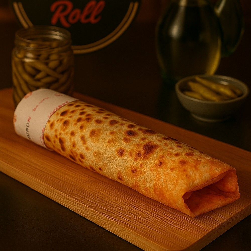 Antakya Usulü Humuslu Tavuk Döner Dürüm