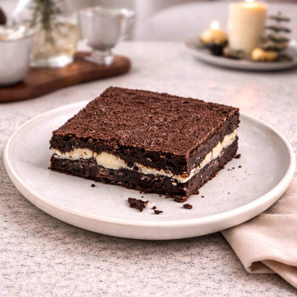 Beyaz Çikolatalı Brownie