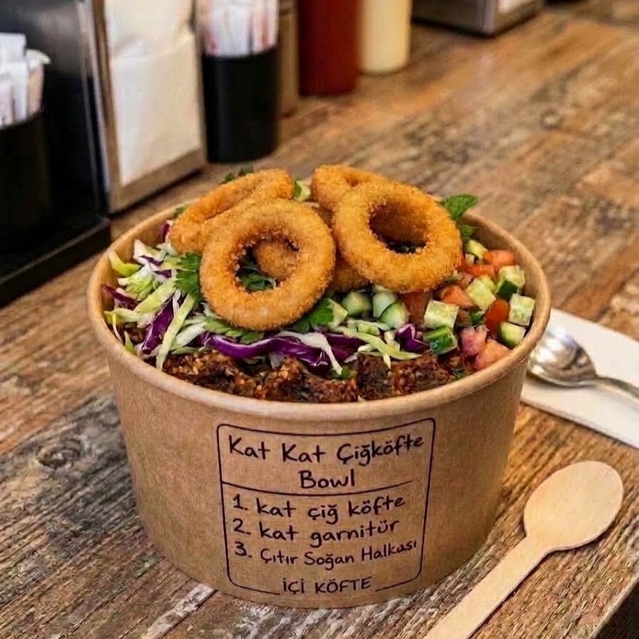 Kat Kat Çiğ Köfte Bowl