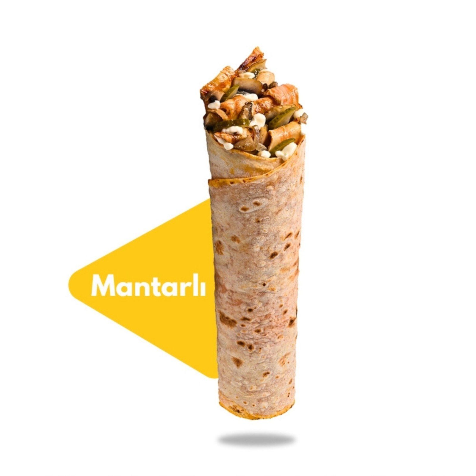 Mantarlı Tavuk Döner Dürüm