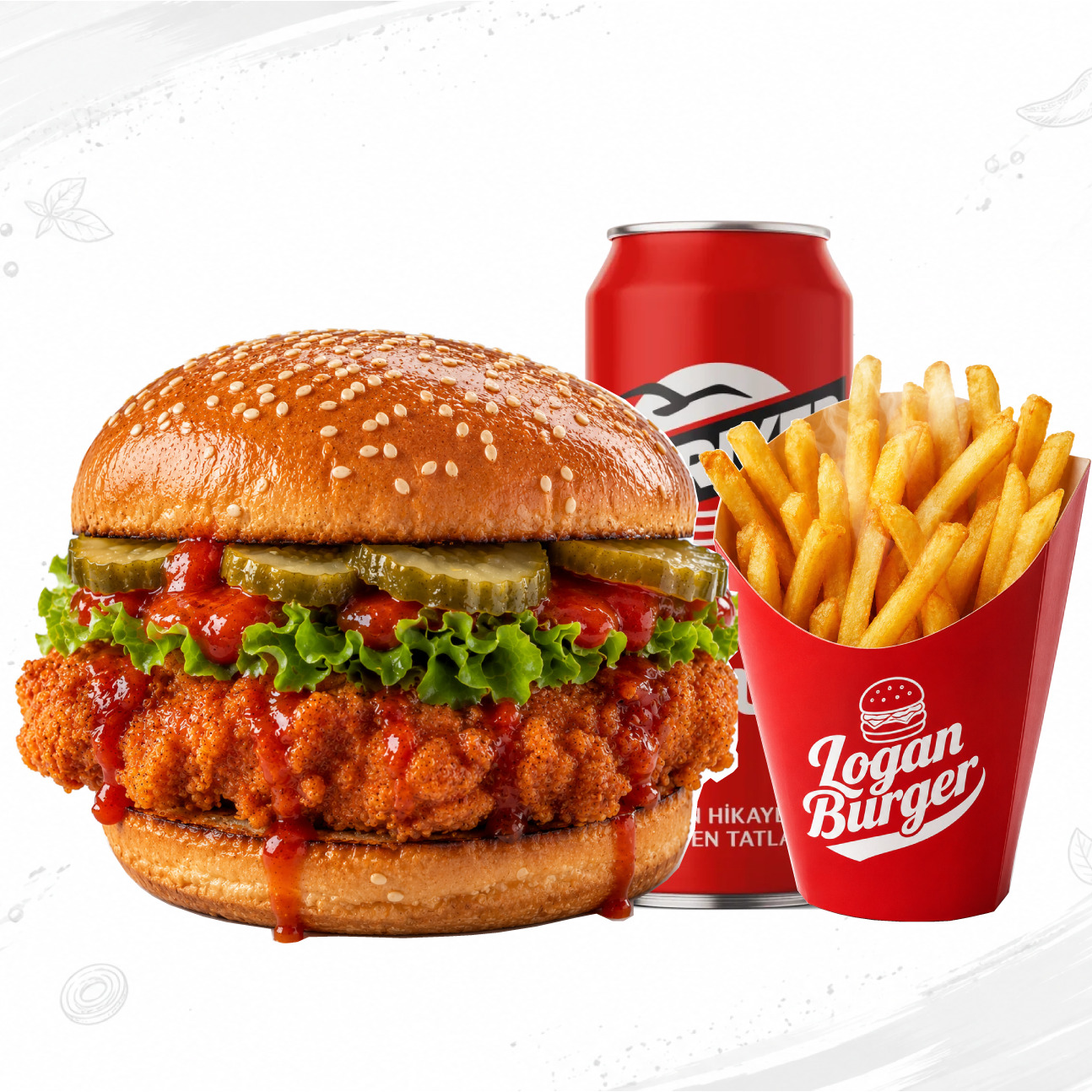 Spicy Chicken Menü