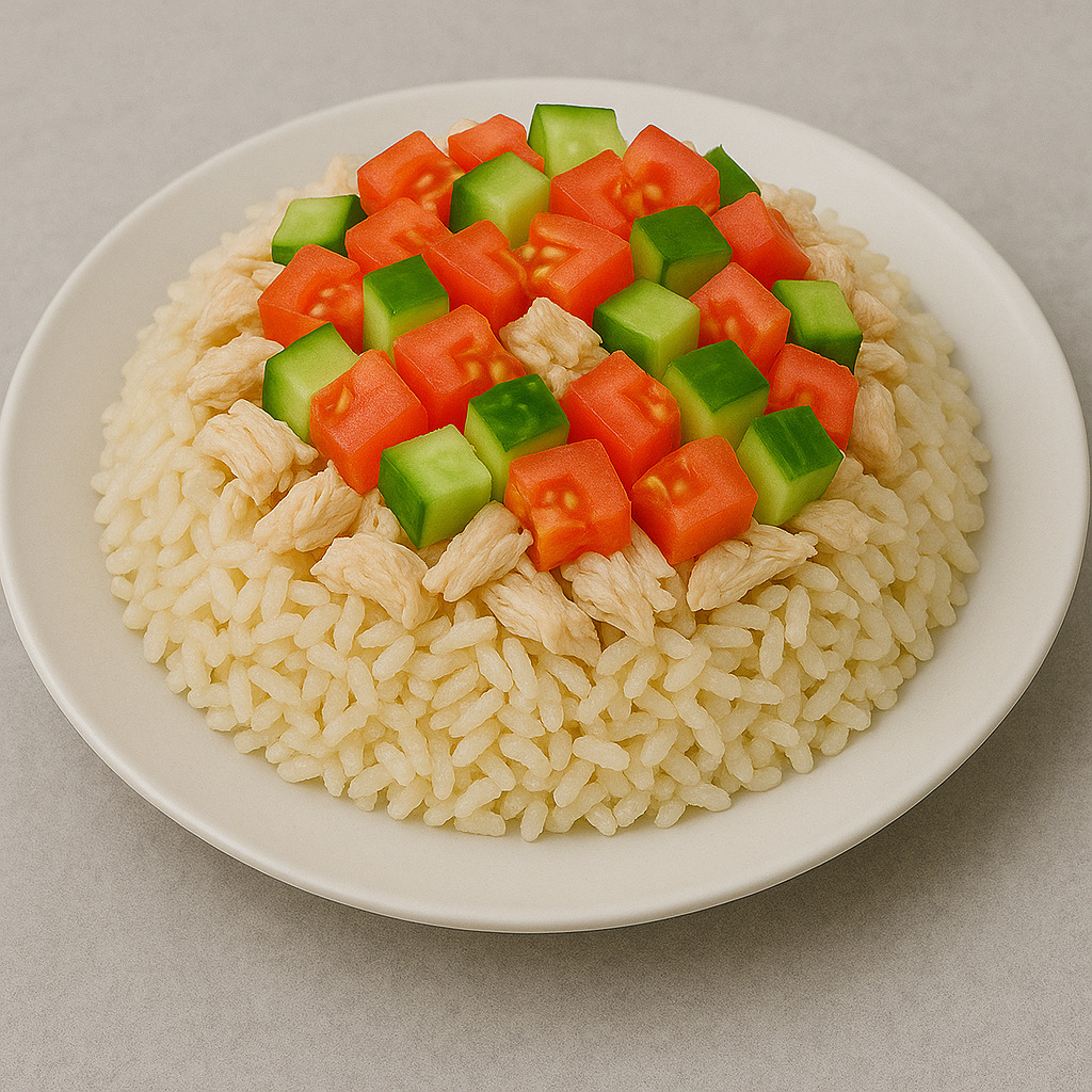 Tavuklu Salatalı Pilav (1.5 Porsiyon)