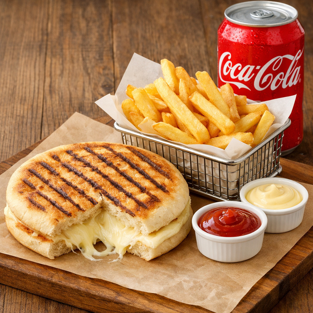 Sucuklu Bazlama Tost Menü