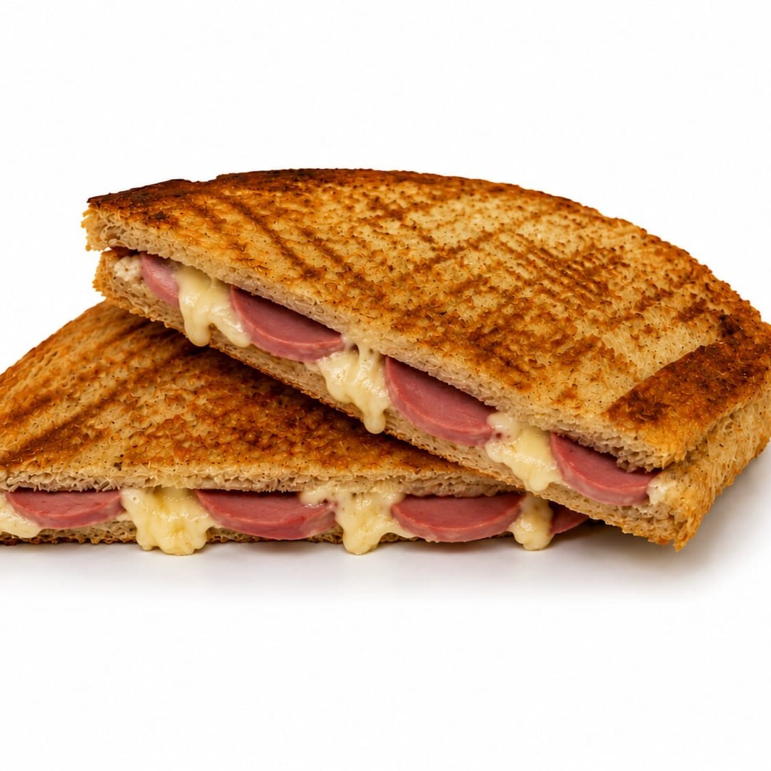 Beyaz Peynirli Salamlı Tost