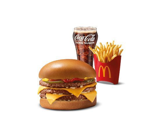 Triple Cheeseburger Menü