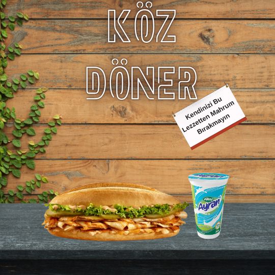 Tavuk Ekmek Ayran Menü