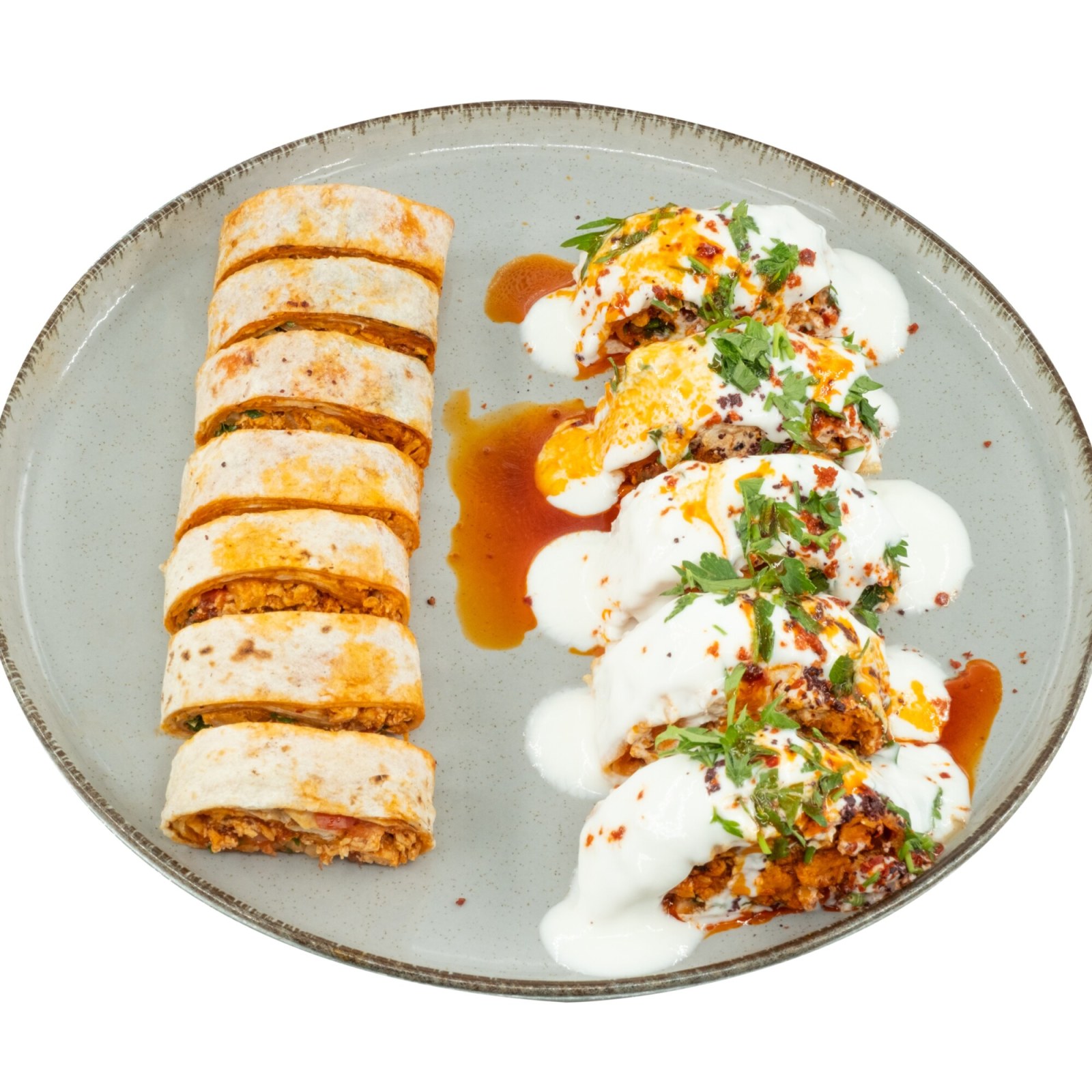 Tavuk Tantuni Lavaş (Yoğurtlu, Bol Etli)