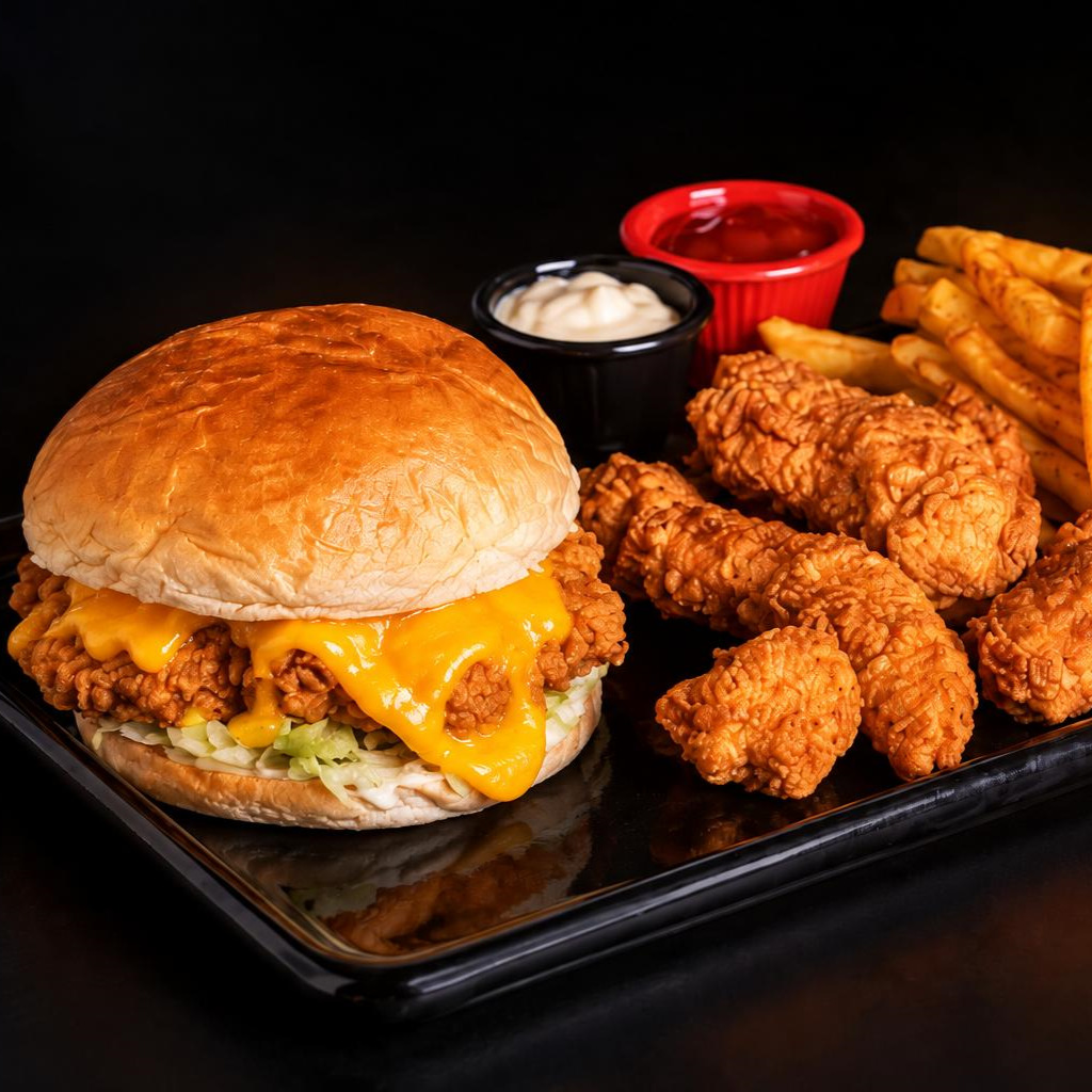 Big Buffalo Bros Burger Menü