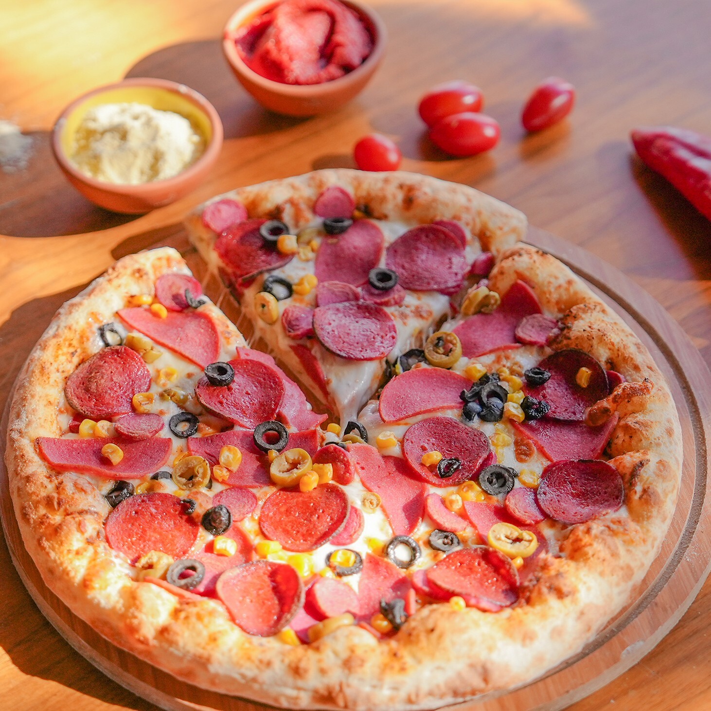 Karışık Pizza Menü Orta Boy