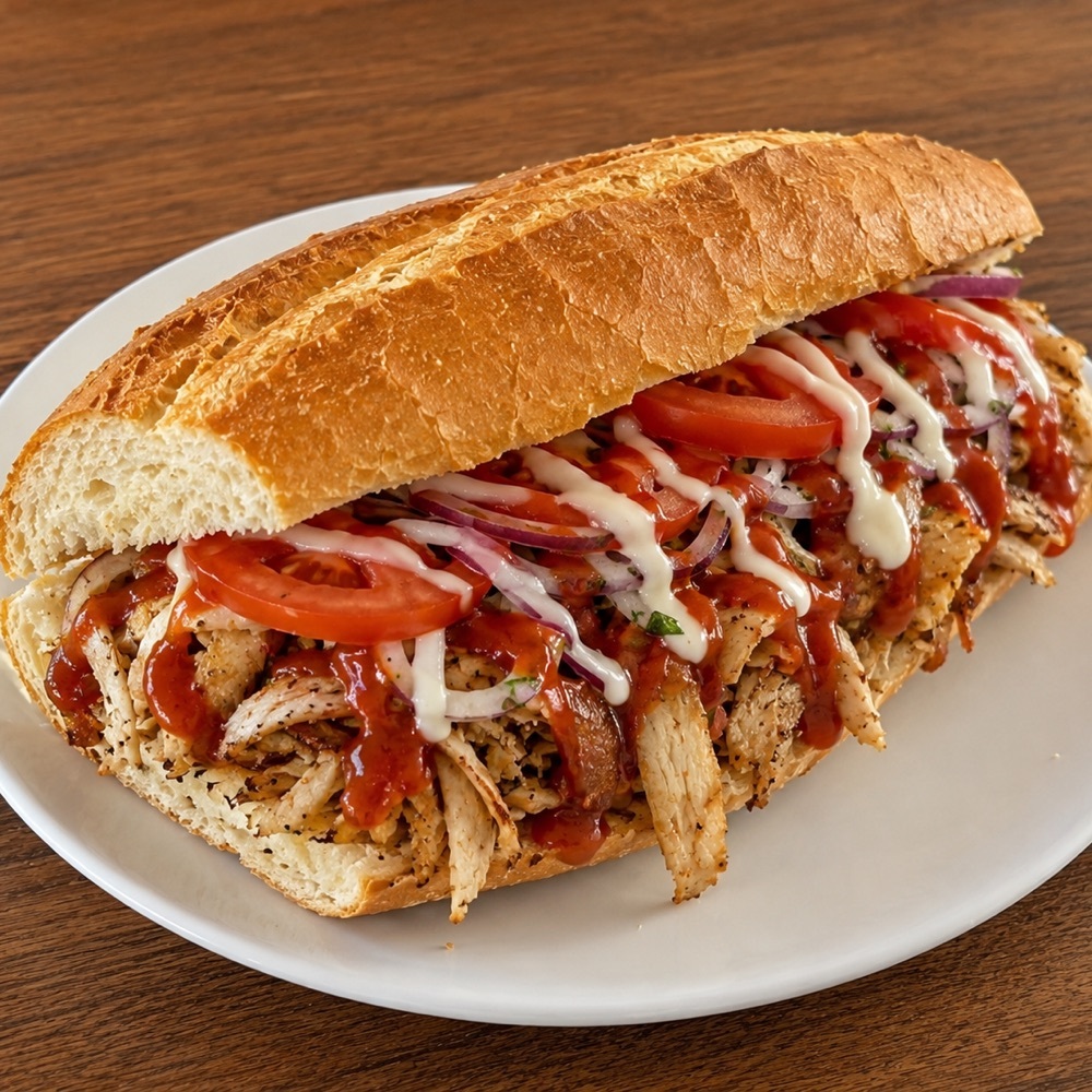 Yarım Ekmek Tavuk Döner