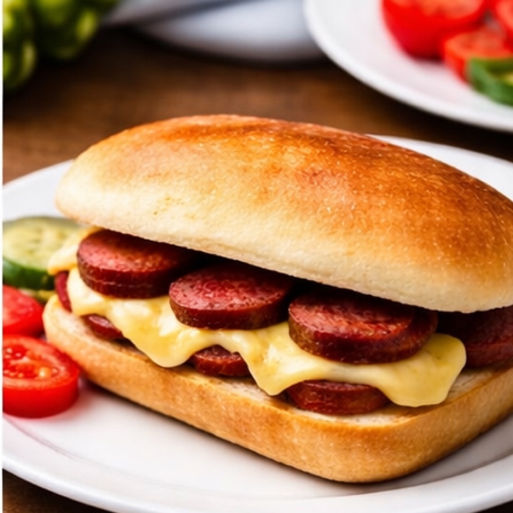 Kaşarlı Sucuklu Sandviç Tost