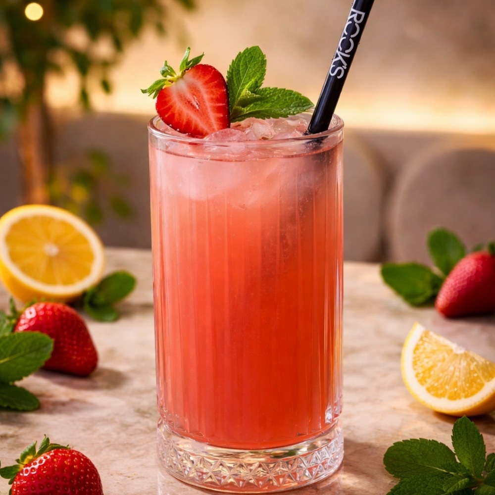 Çilekli Limonata (El Yapımı) 330 ml