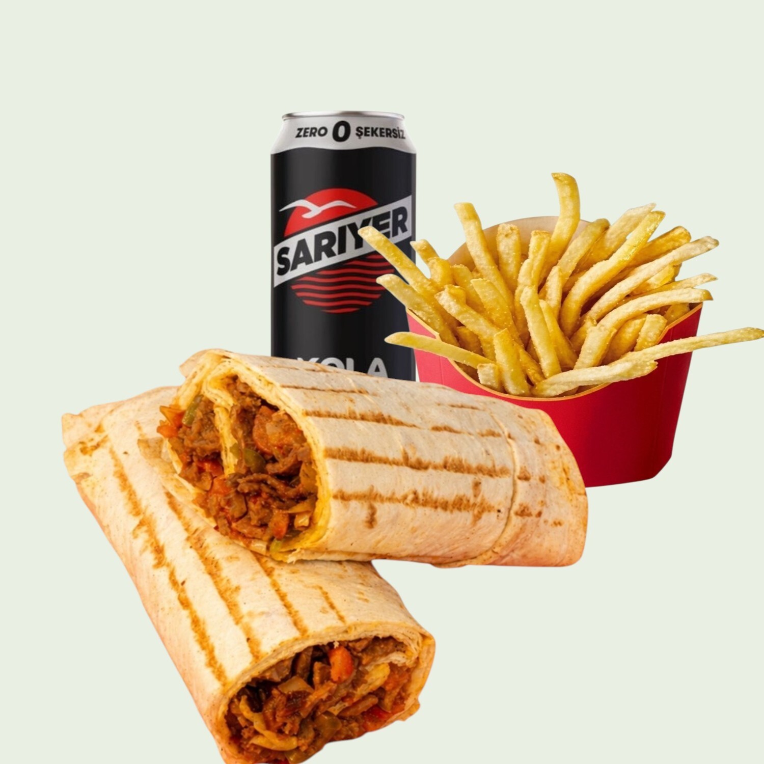 Et Döner Kokoreç Dürüm (Menü)
