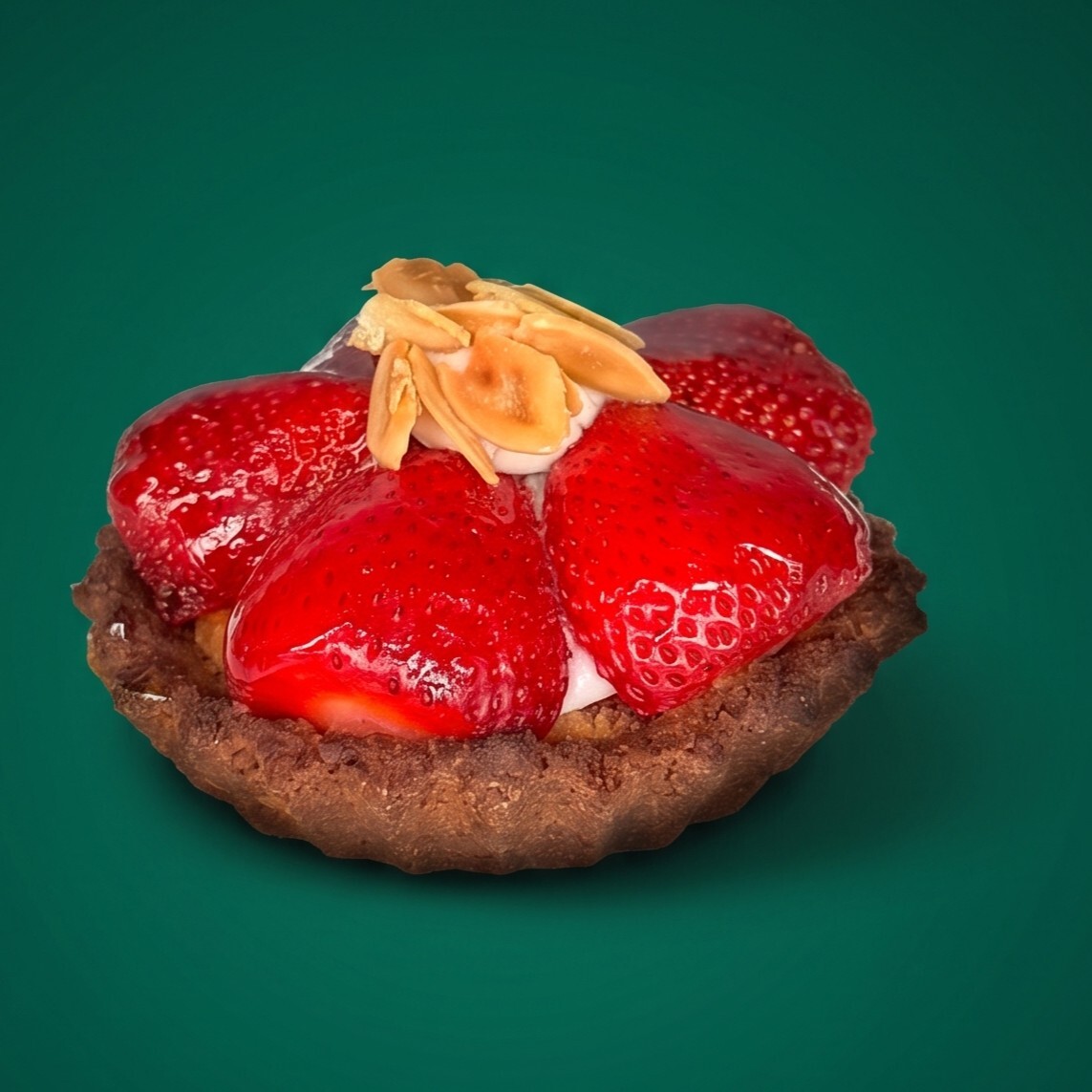 Çilekli Tart (Glutensiz Şeker İlavesiz)