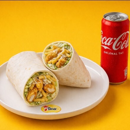 Tavukla Wrap Menü