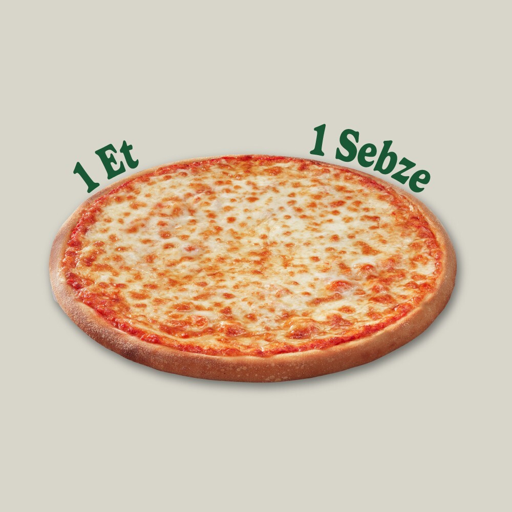 Pizzanı Tasarla (1 Et - 1 Sebze) (Küçük)