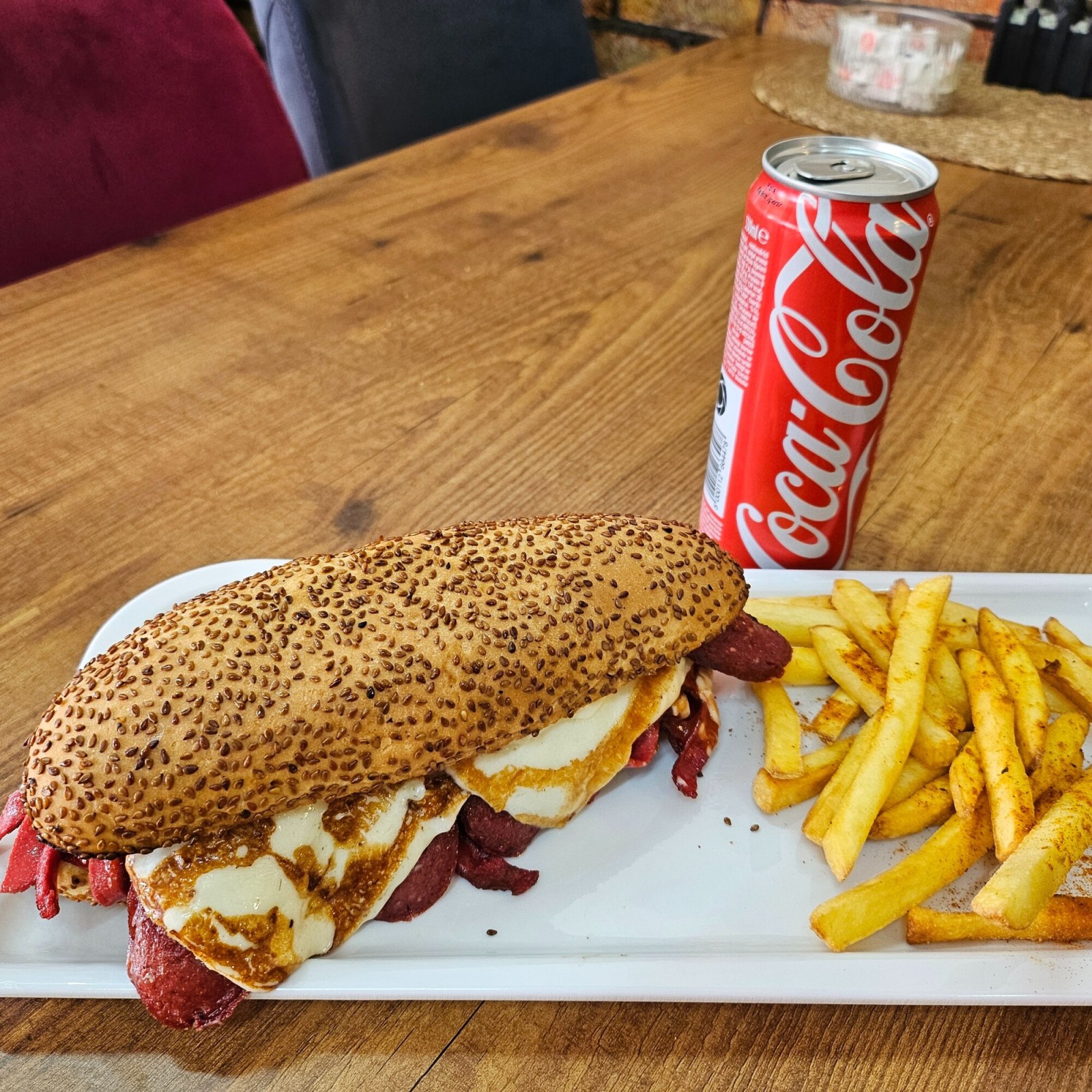 İzmir Kumru + Patates + Meşrubat