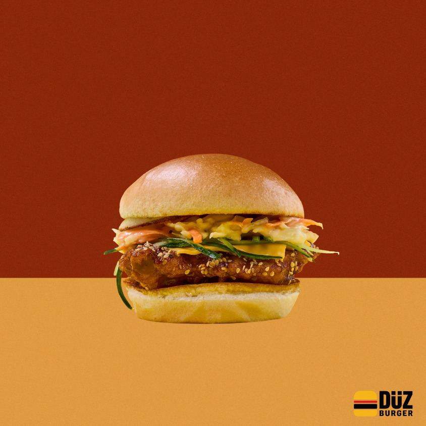 Kore Usulü Çıtır Tavuk Burger