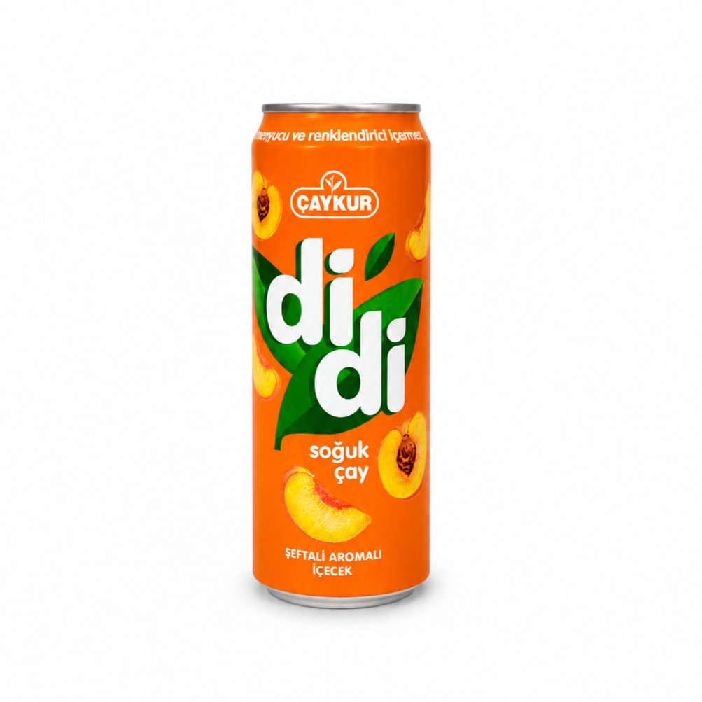 Çaykur Didi Soğuk Çay Şeftali Aromalı Kutu İçecek (500 Ml)