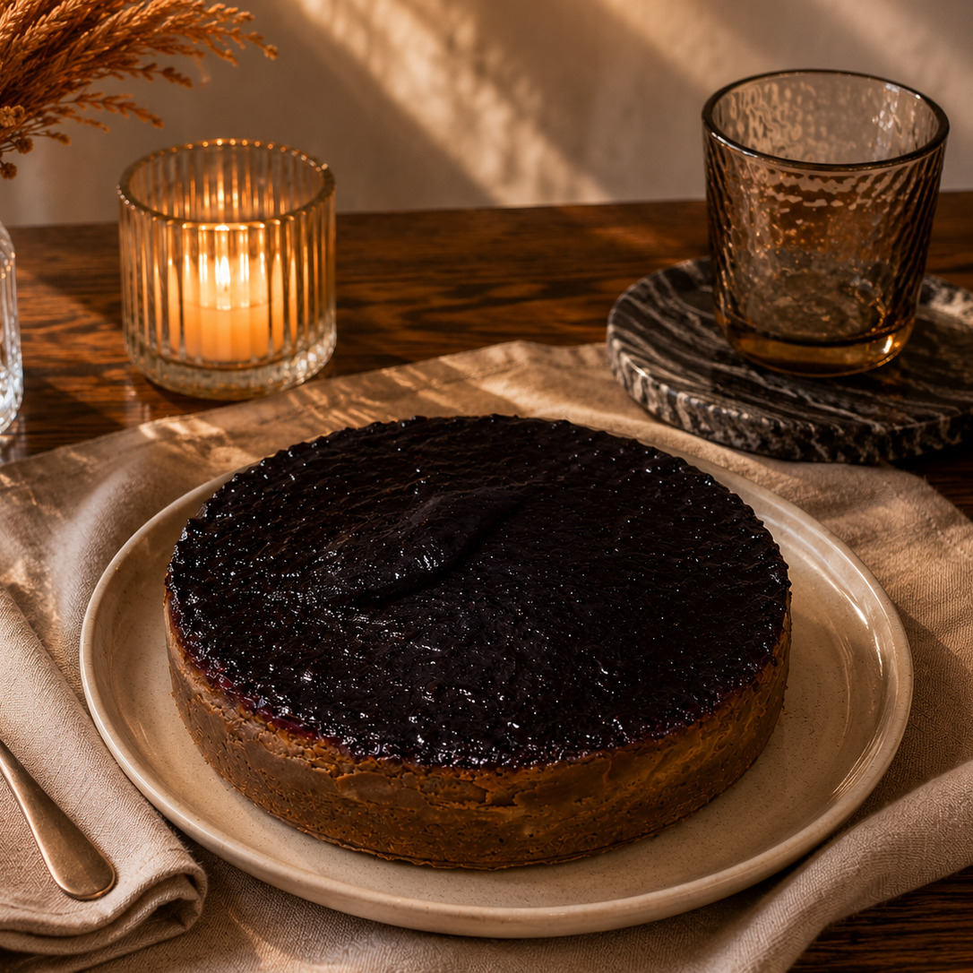 Yaban Mersinli Cheesecake