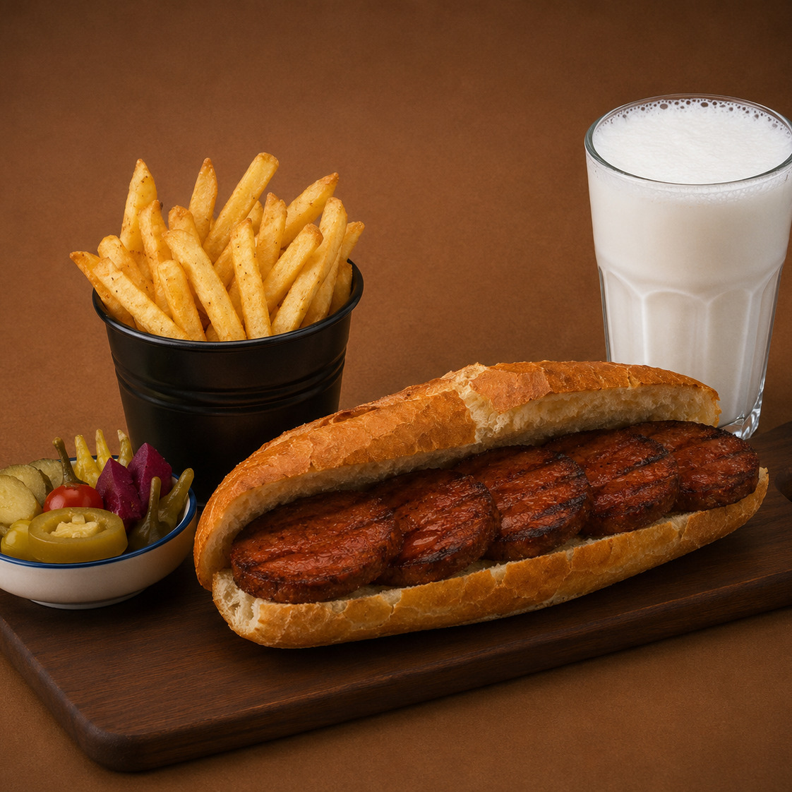 Ekmek Arası Sucuk Menü