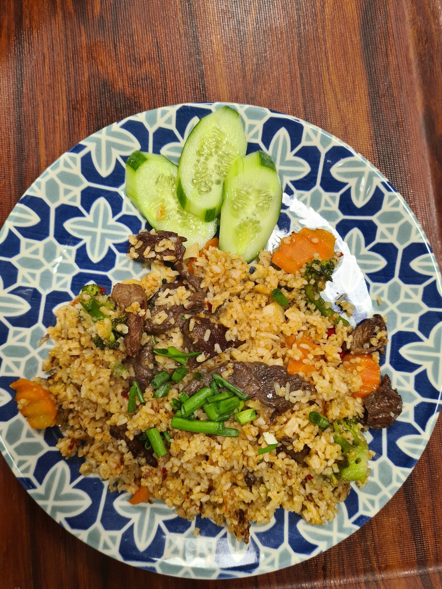 Acılı Ekşili Kızarmış Pilav (Et) - Spicy Hot & Sour Fried Rice (Beef)
