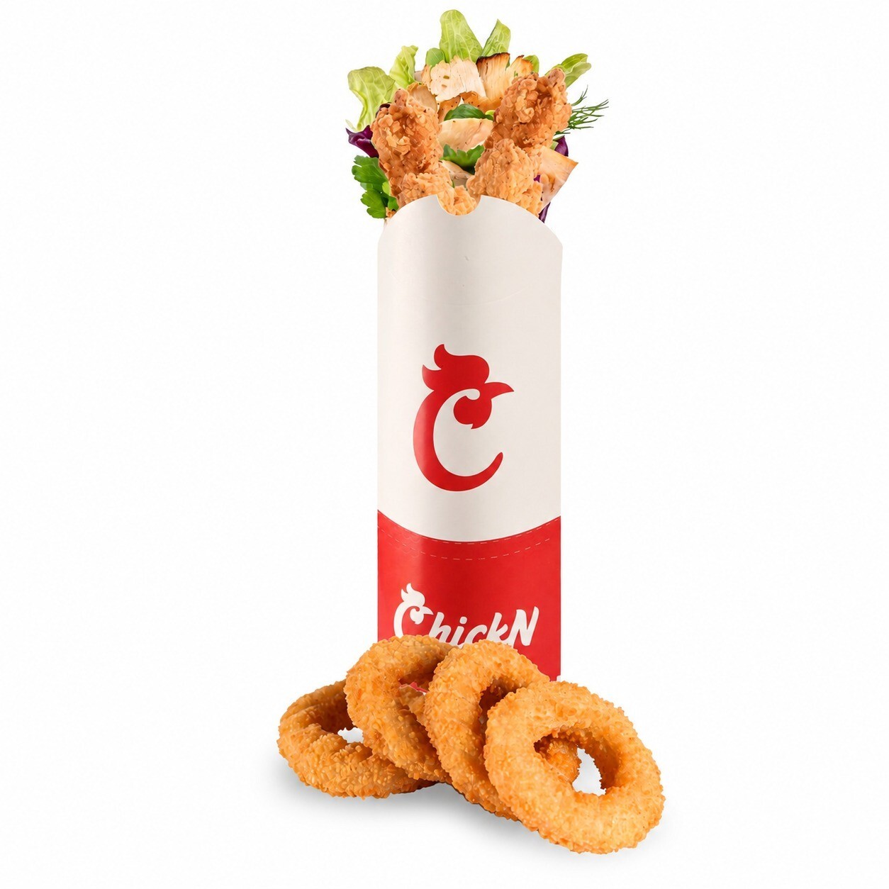 Çıtır Tavuk Dürüm Menü (1 Kişilik )