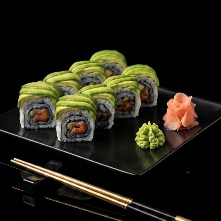 Avokado Sake Roll (4 Pcs.)