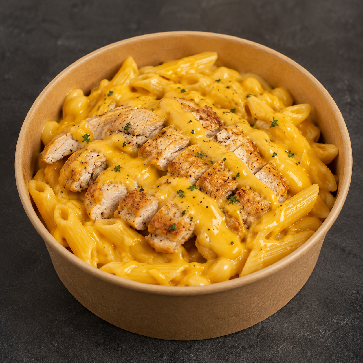 Tavuklu Cheddar Soslu Penne