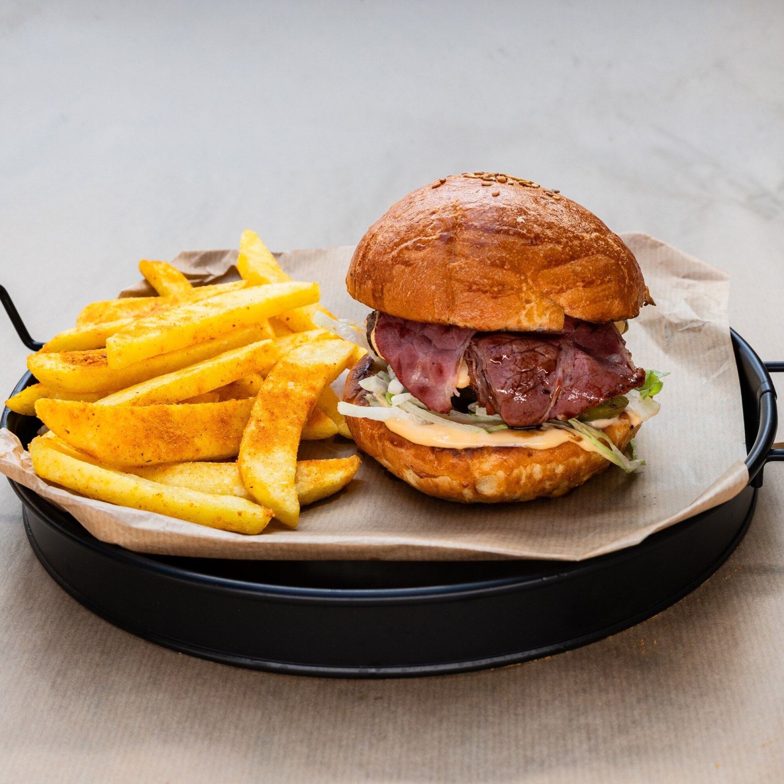 Lucky Dana Bacon Burger