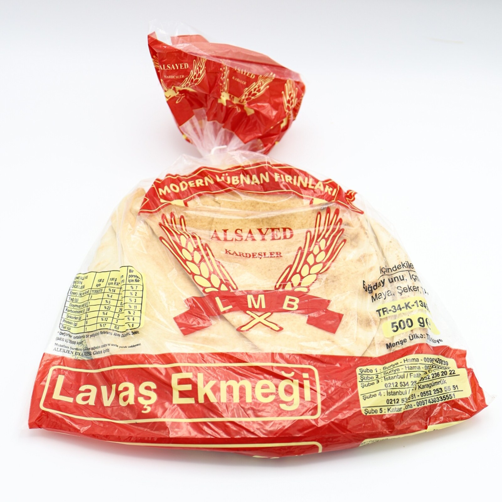 Beyaz Lavaş yarım kg