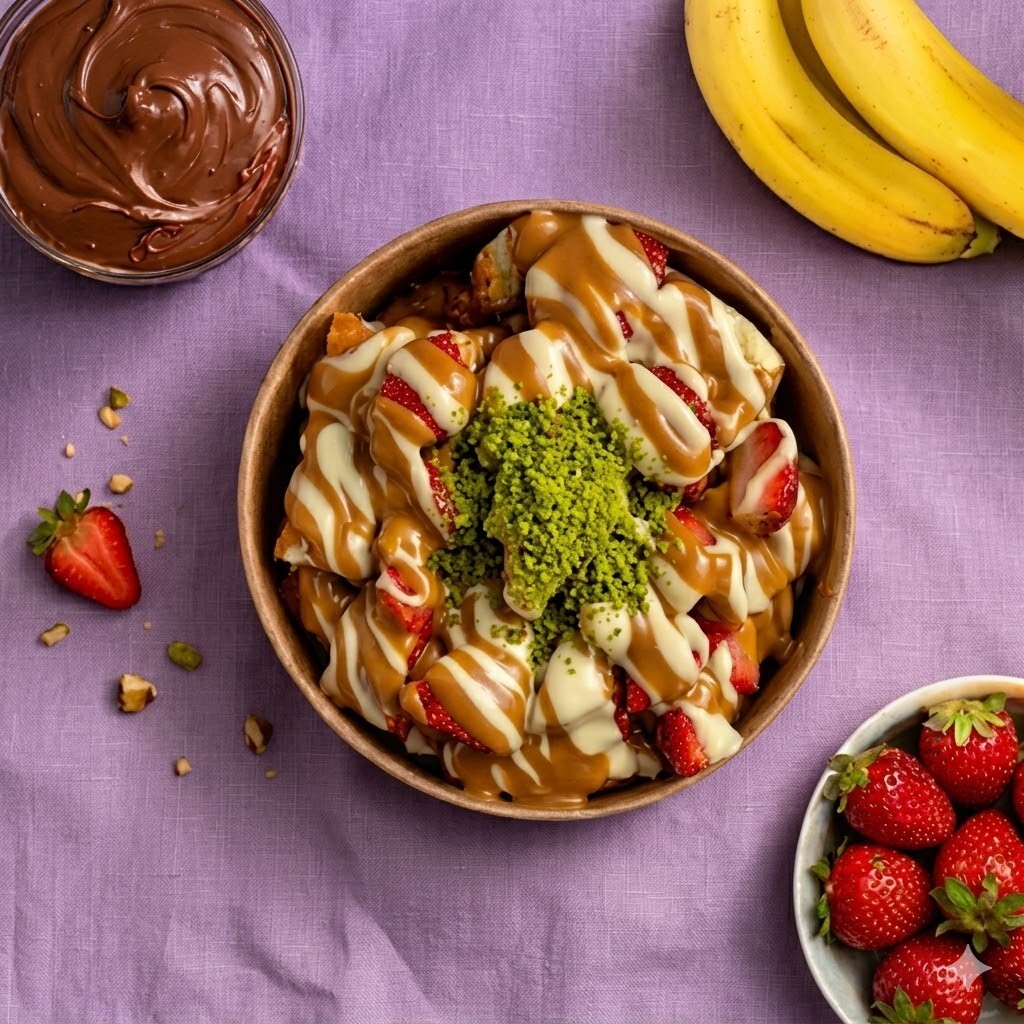 x Karamel Rüyası Bowl Waffle