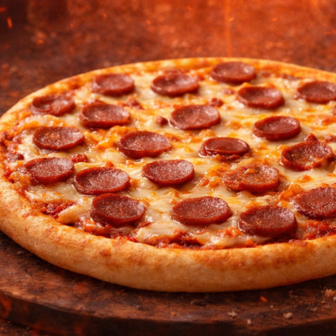 Sosisli Pizza (Orta Boy)