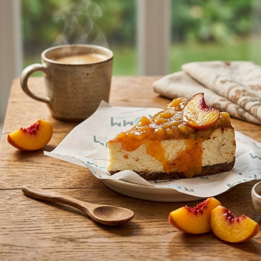 Şeftalili Cheesecake