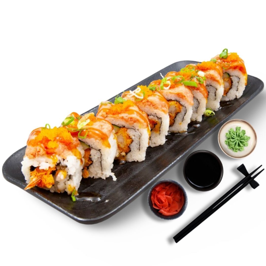 166- Maki Fire Roll (8 Pcs.)
