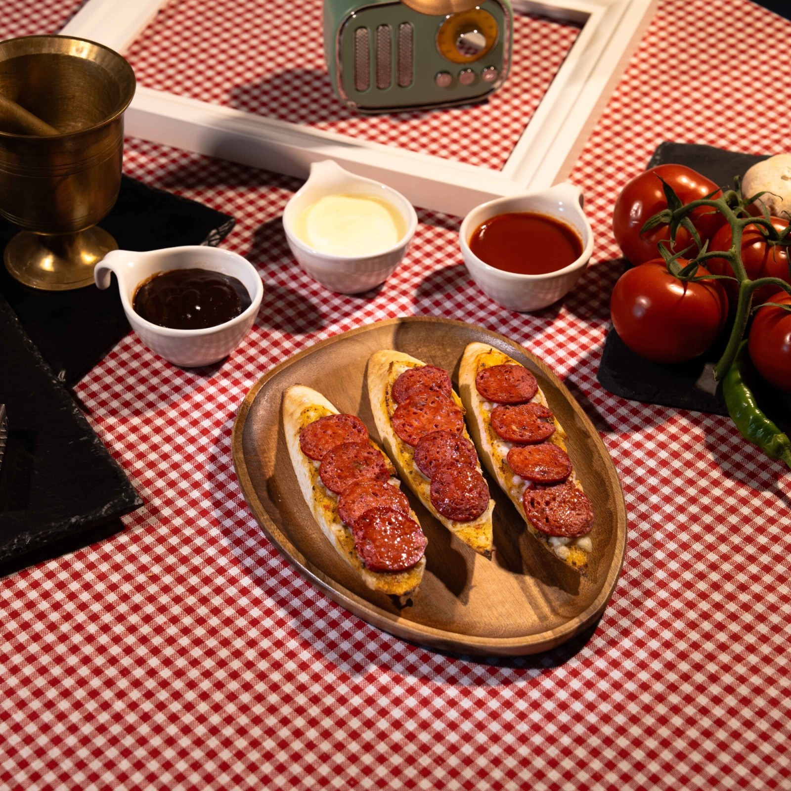 Sucuklu Peynirli Ekmek (3'lü)