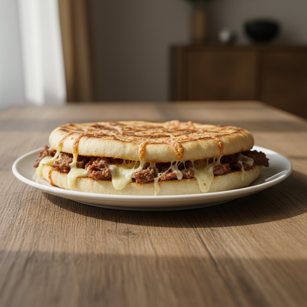 Kavurmalı Kaşarlı Tost