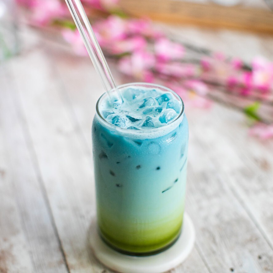 Ice Blue Matcha Latte