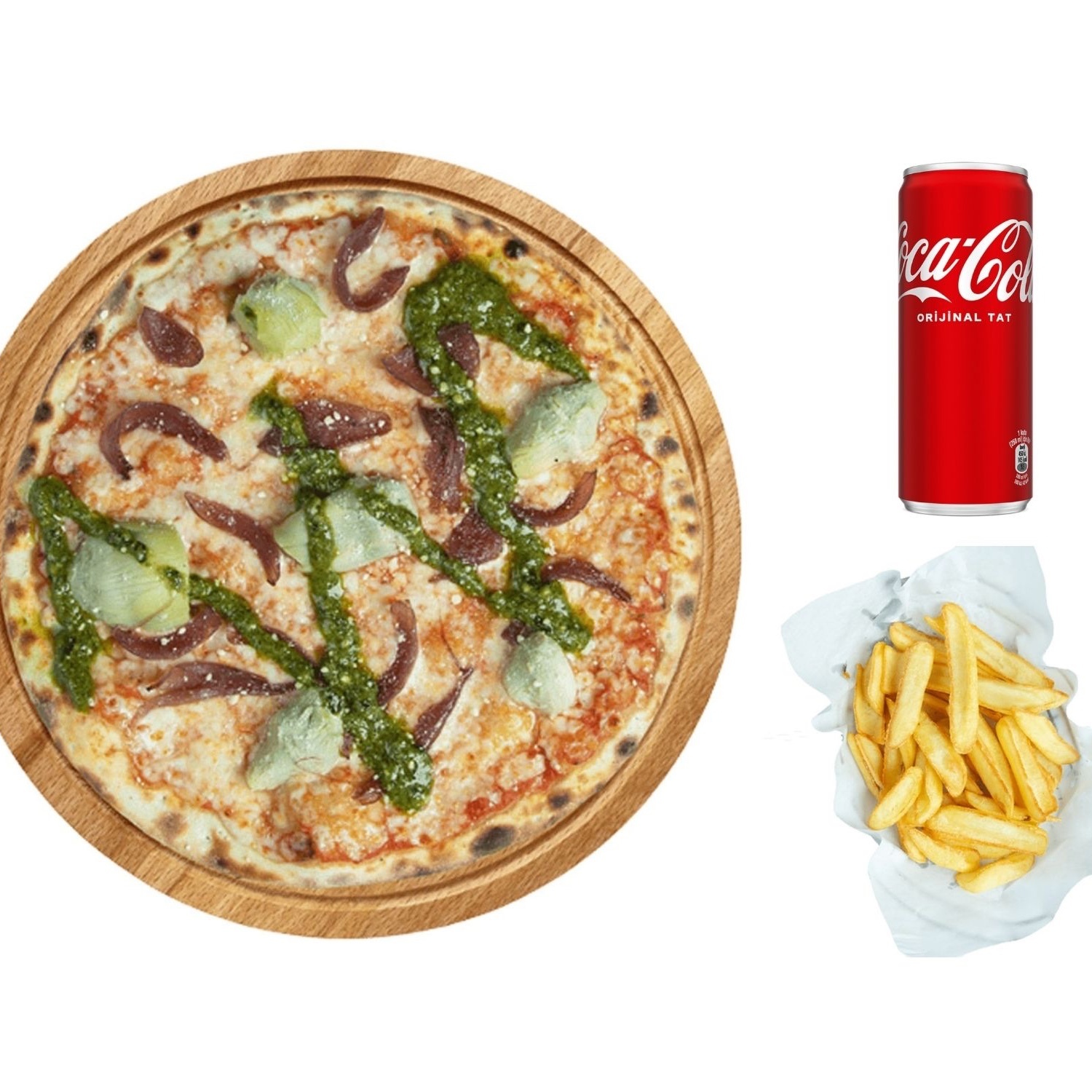 Enginarlı Kalbi Pizza (Büyük)