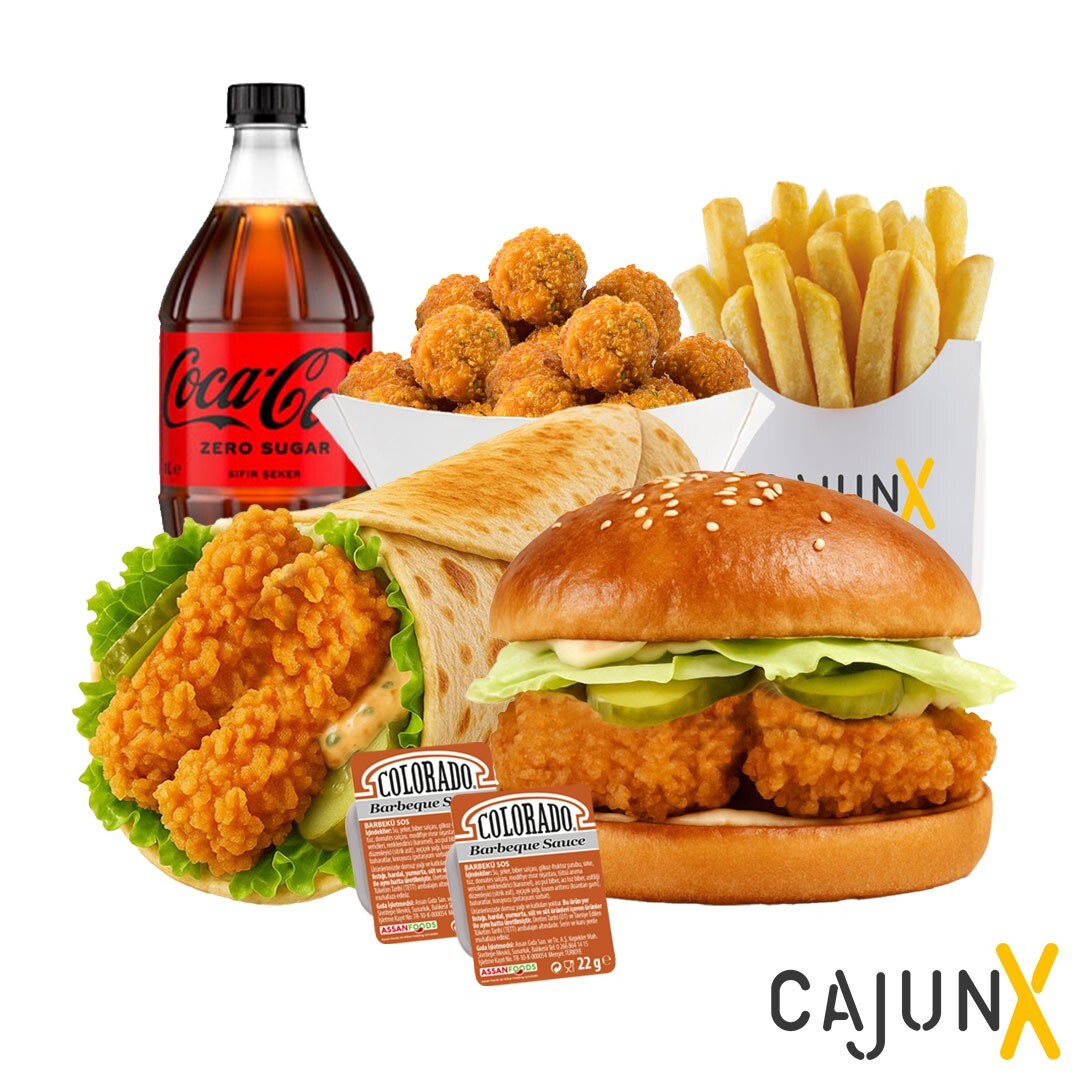 Cajunx 2'li Menü