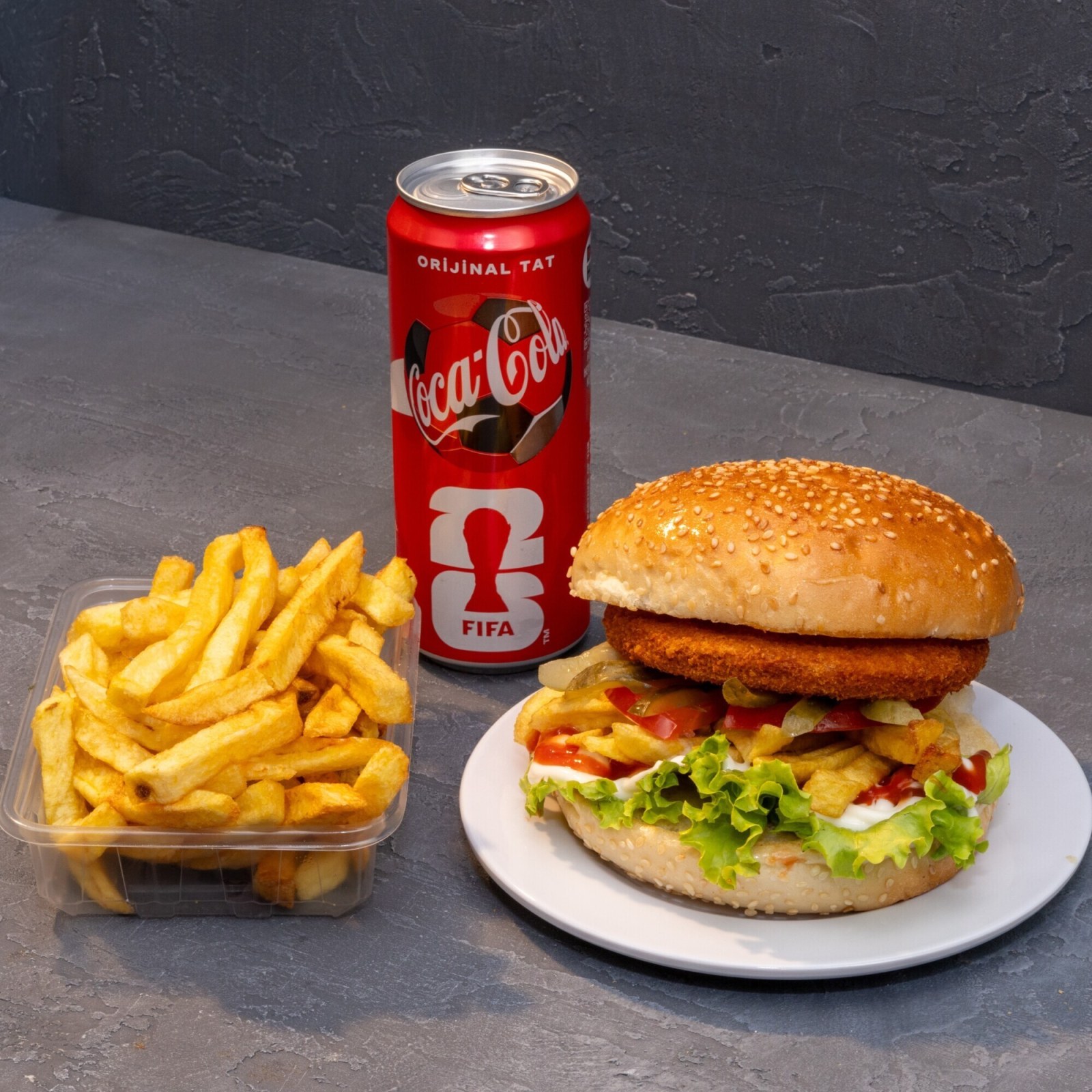 Tavuk Burger Menü
