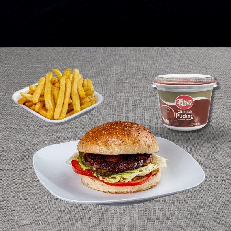 Hamburger ve Tatlı Menü
