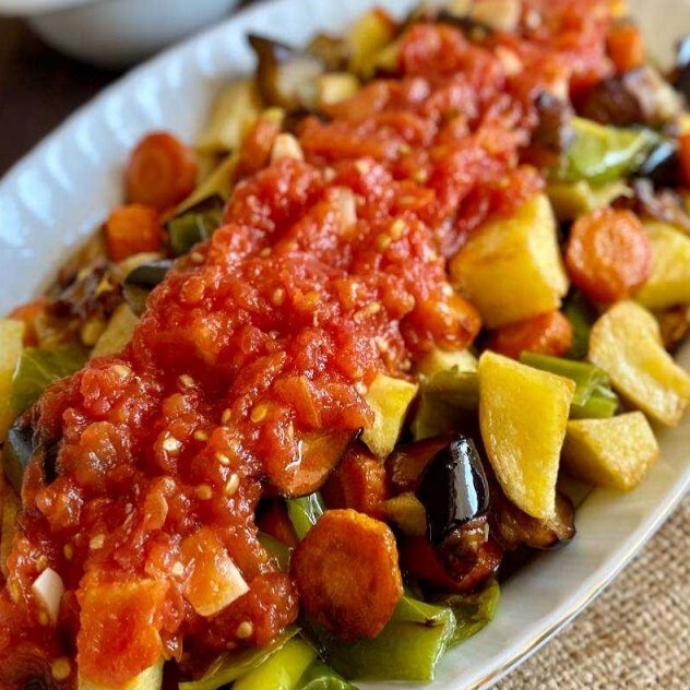 Karışık Domates Soslu Kızartma 500gr