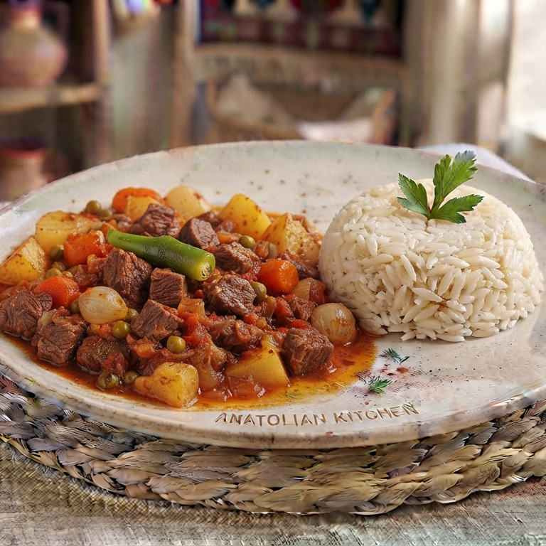 Anadolu Mutfağından Orman Kebabı & Pirinç Pilavı