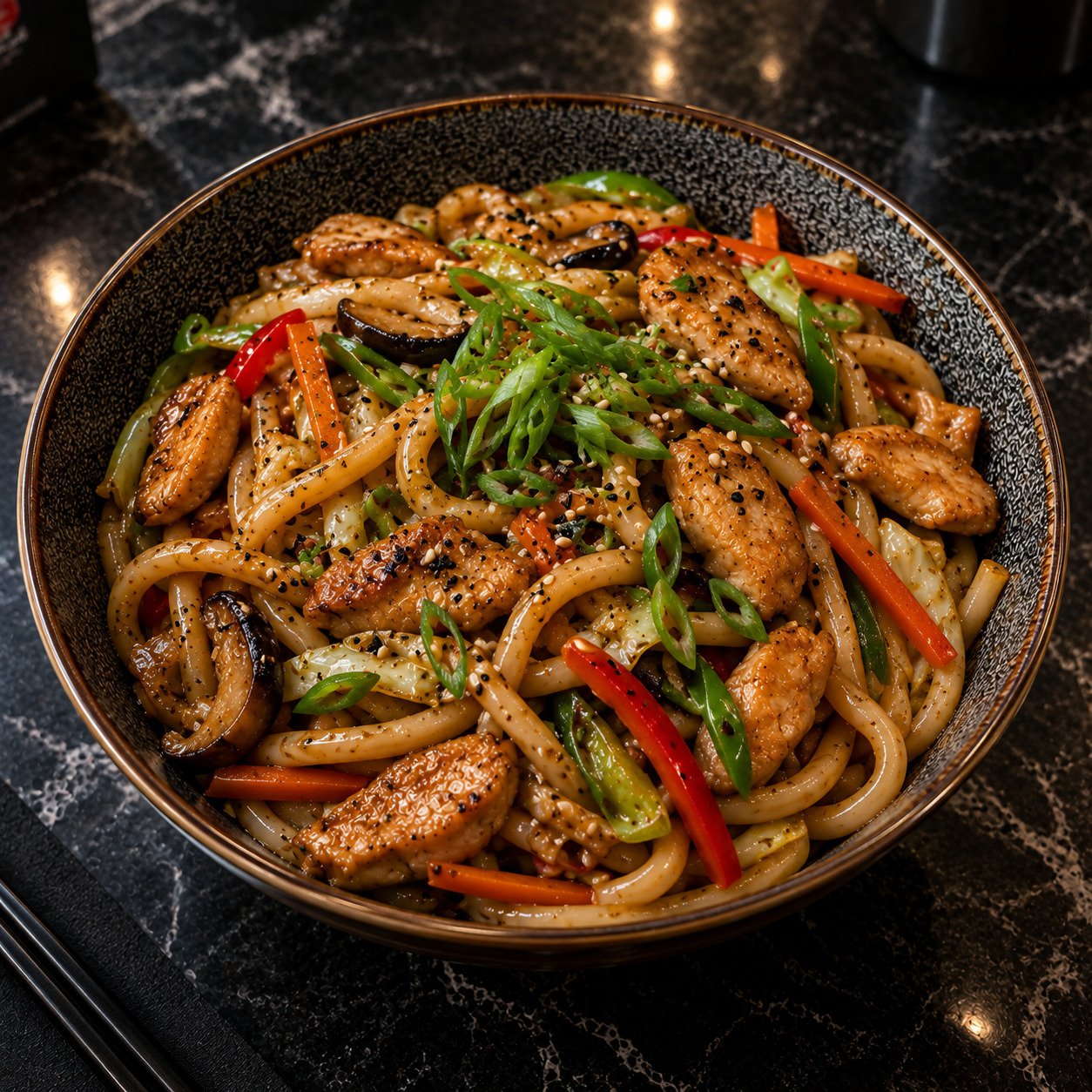 Tavuklu Udon