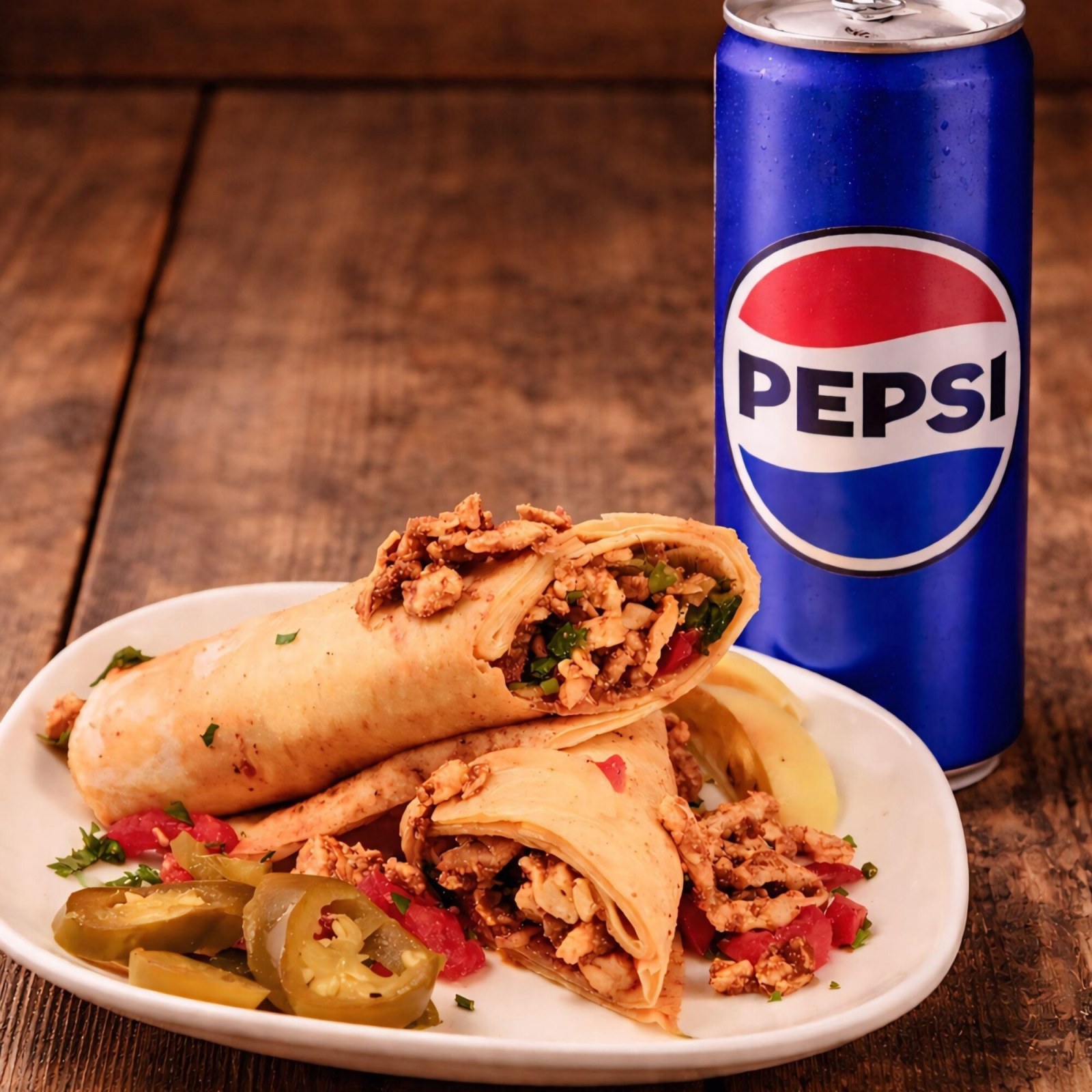 Jumbo Tavuk Tantuni + Pepsi (330 ml)