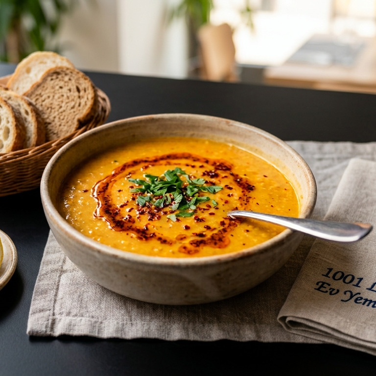 Süzme Mercimek Çorbası