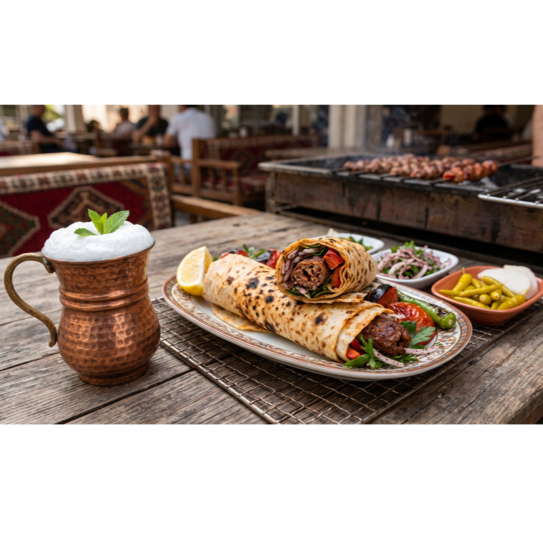 Adana veya Urfa Dürüm + Ayran